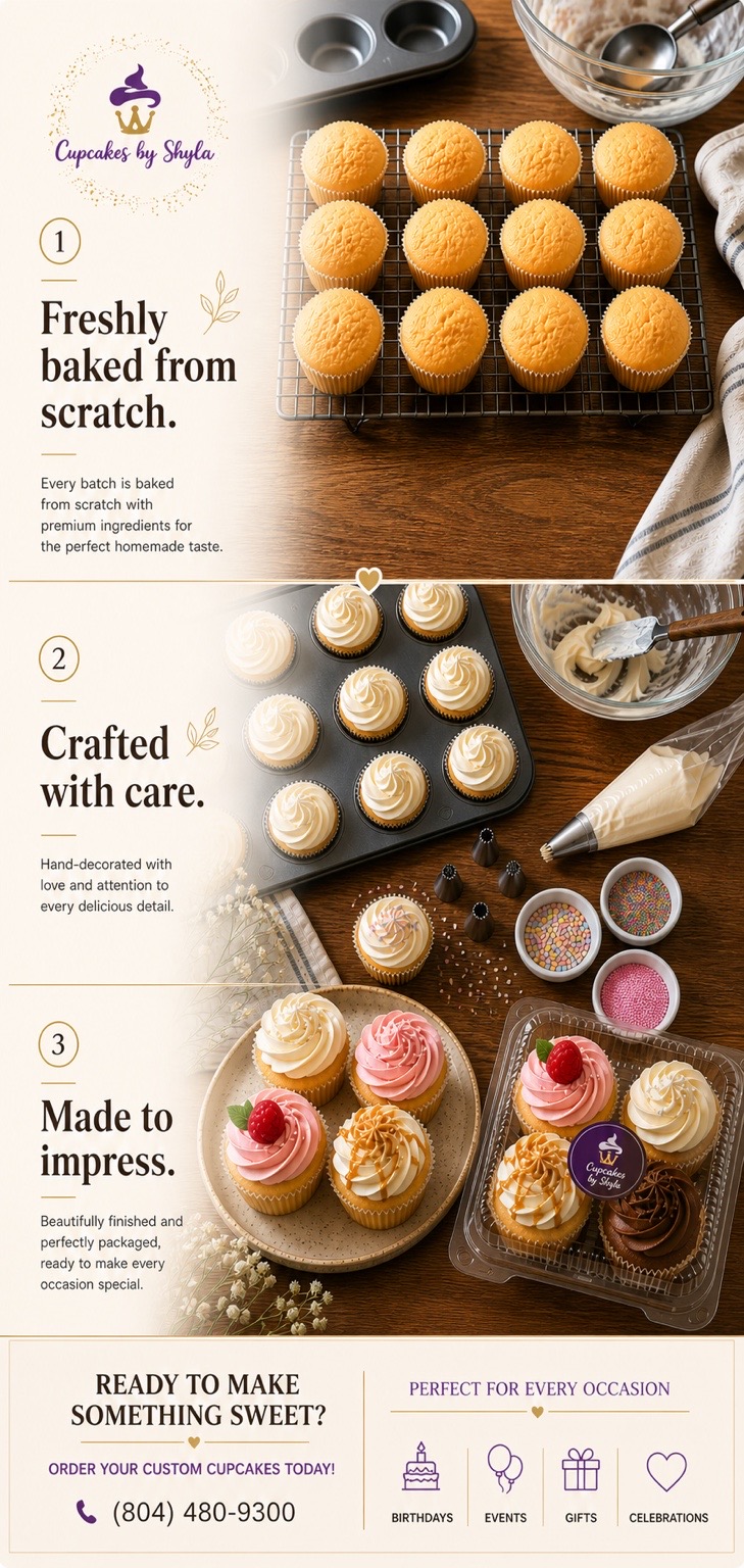 Cupcake campaign visual